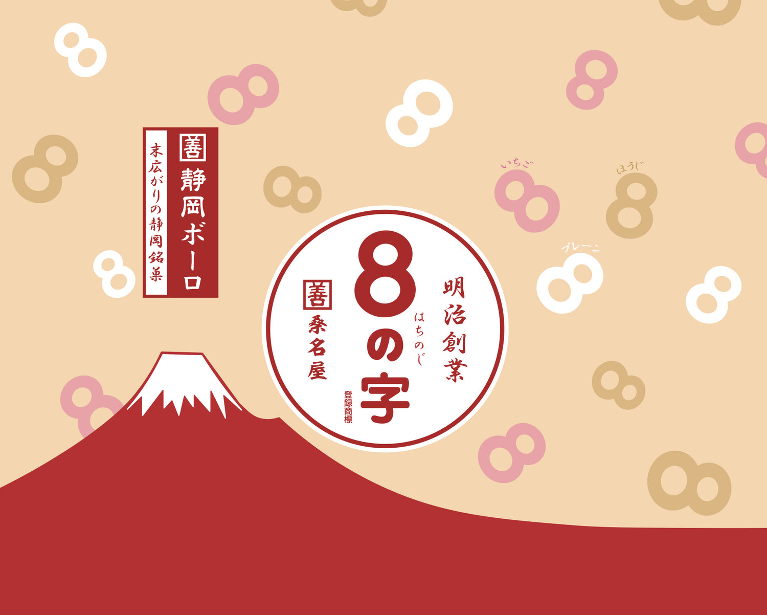 静岡ボーロ 8の字